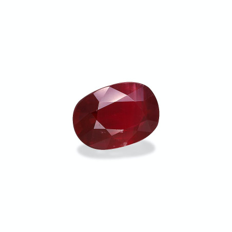 Rub&iacute;es de Mozambique taille OVALE Rojo 3.02 carats