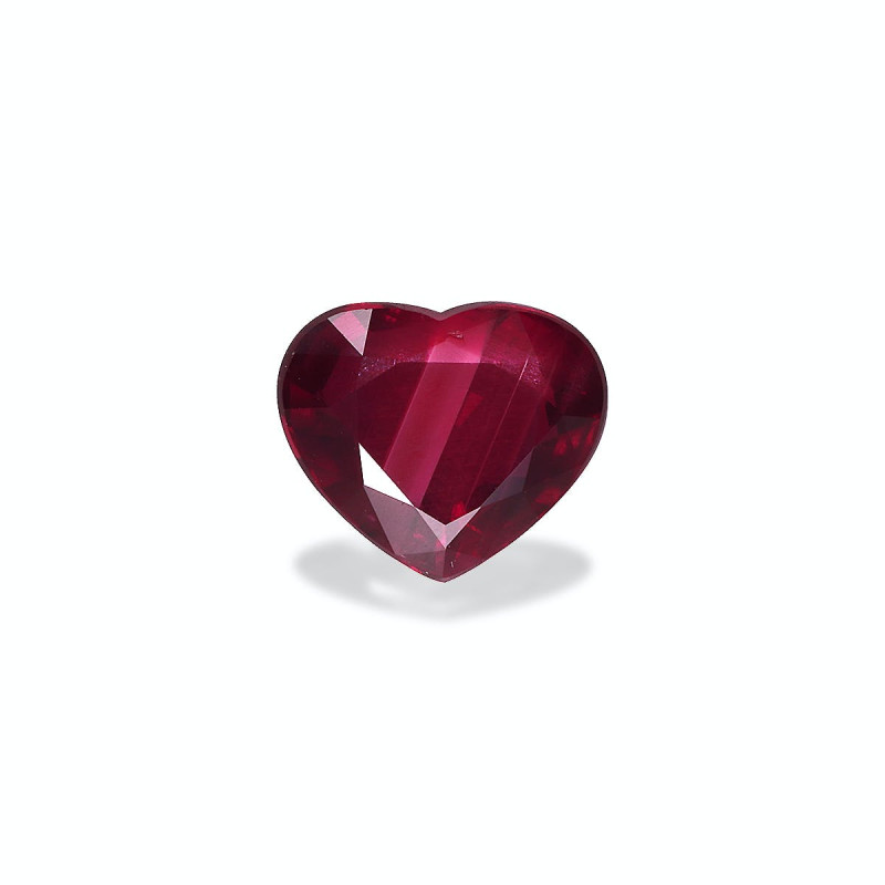 Rub&iacute;es de Mozambique taille COEUR Rojo 3.03 carats