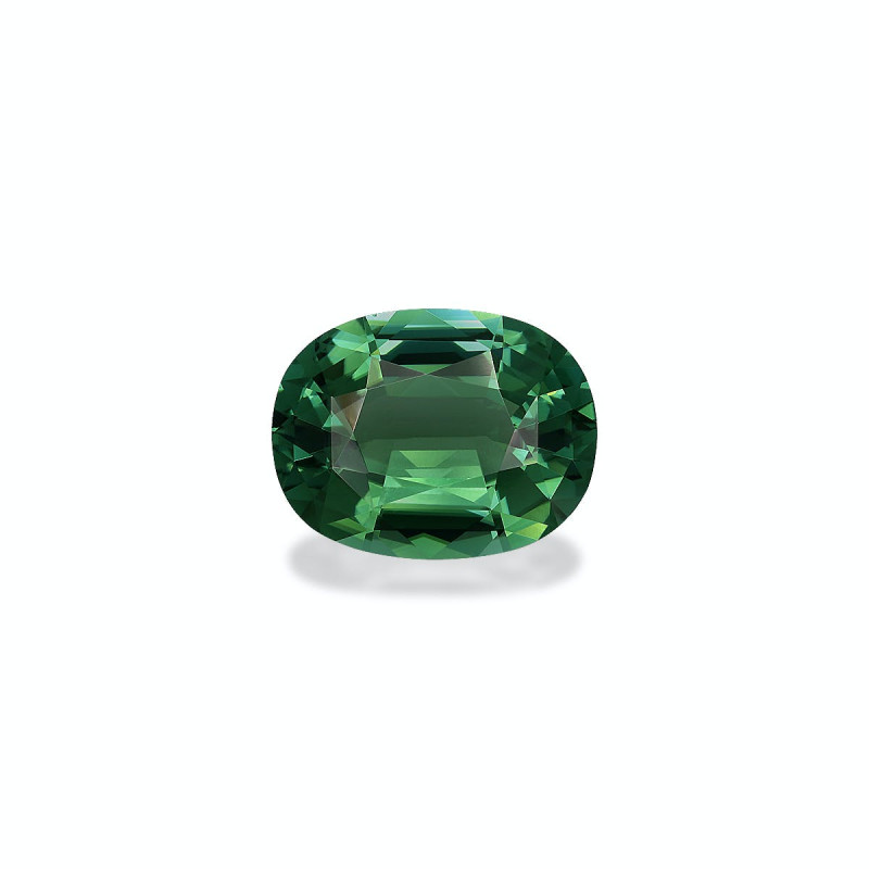 Tourmaline Verte taille COUSSIN Basil Green 12.38 carats