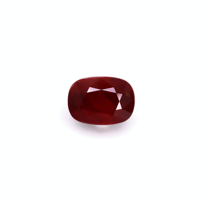 Rubis du Mozambique taille COUSSIN Rouge 6.21 carats