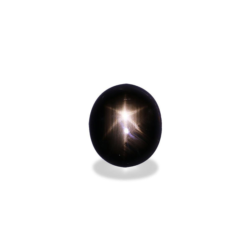 OVAL-cut Black star sapphire Black 20.65 carats