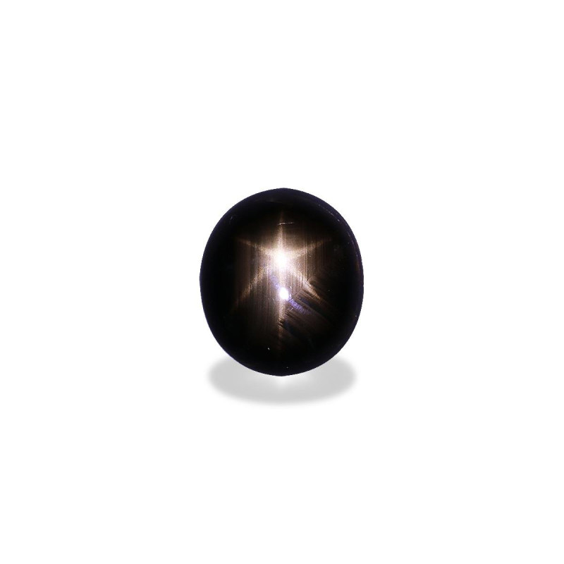 Saphir étoilé noir taille OVALE 黑色 20.65 carats