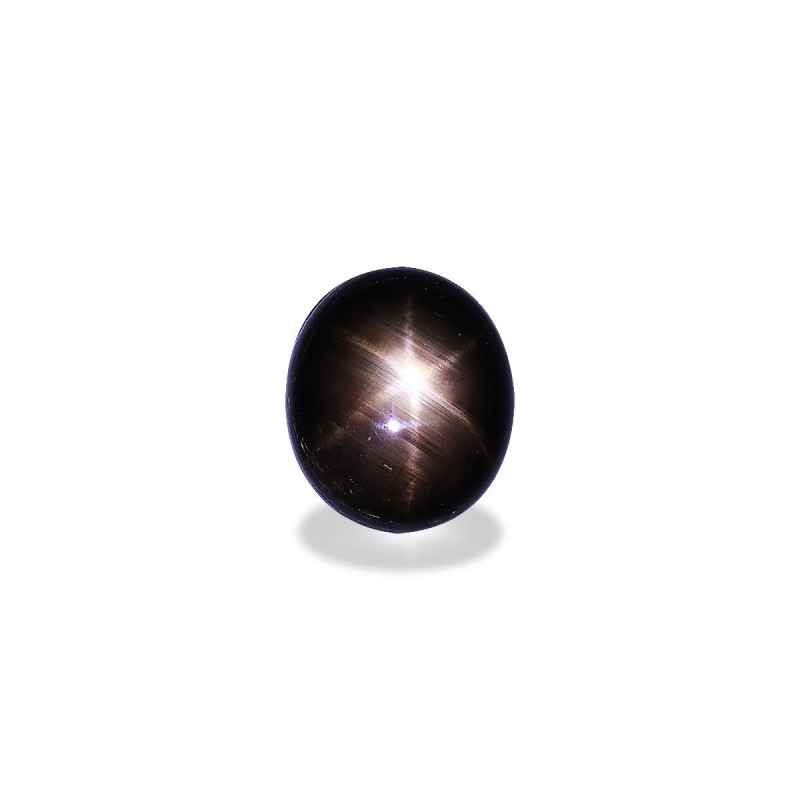 Saphir étoilé noir taille OVALE Black 26.11 carats