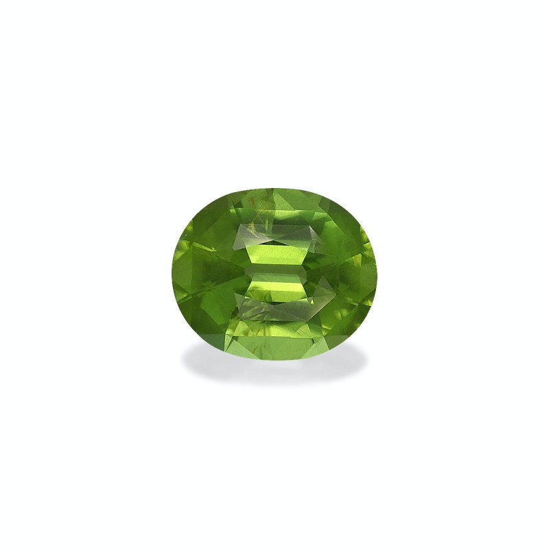 OVAL-cut Peridot Green 6.21 carats