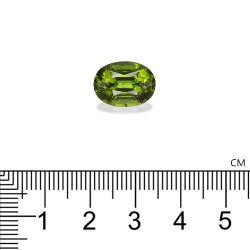 Ovale geslepen Peridot Pistache Groen 7.42 karaat