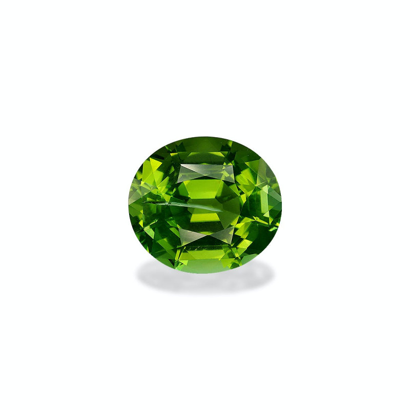 OVAL-cut Green Tourmaline Green 9.84 carats