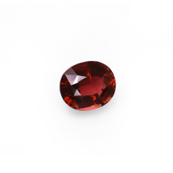Ovale geslepen Magenta Paarse Toermalijn van 7,68 karaat