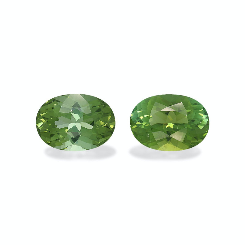 Tourmaline Verte taille OVALE Lime Green 14.83 carats