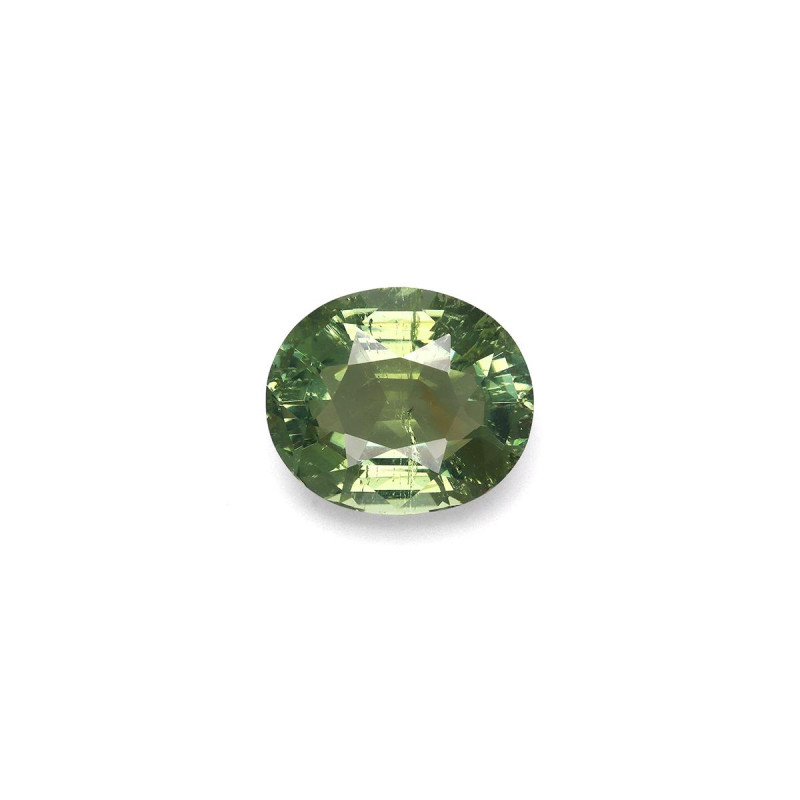OVAL-cut Green Tourmaline Green 9.83 carats