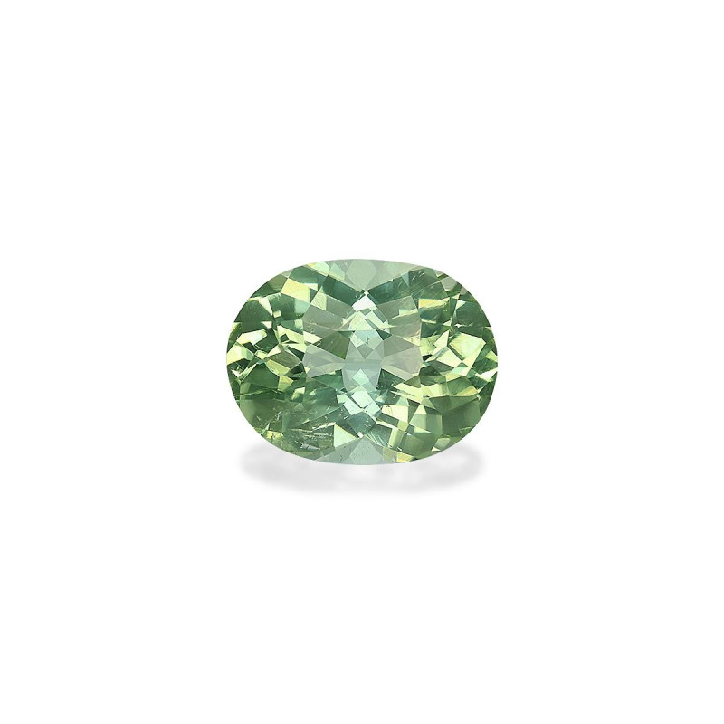 OVAL-cut Green Tourmaline Pale Green 6.17 carats