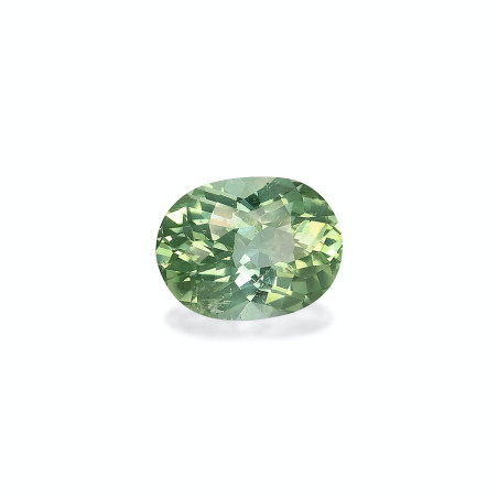 Grüner Turmalin lengte OVAL Blasses Grün 6.17 karaten