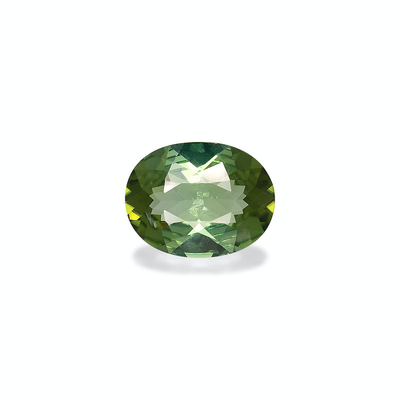OVAL-cut Green Tourmaline Pistachio Green 4.55 carats