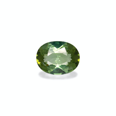 Tourmaline Jaune-verte Naturelle De Madagascar - 4,29 Carats - Ovale Facetté - Très Bonne Taille