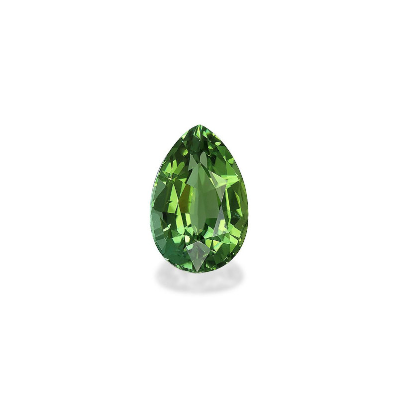 Pear-cut Green Tourmaline Lime Green 7.15 carats