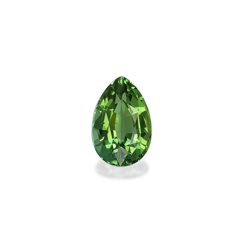 Pear-cut Green Tourmaline Lime Green 7.15 carats