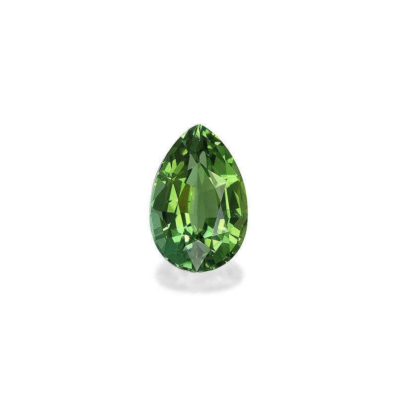 Tourmaline Verte taille Poire Lime Green 7.15 carats