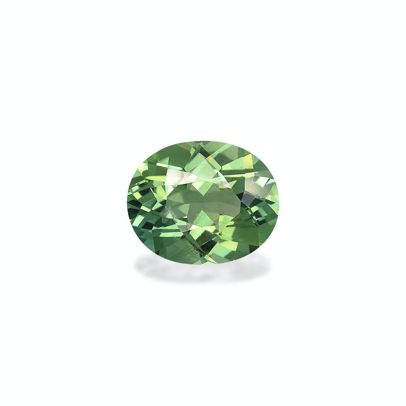 OVAL-cut Green Tourmaline Pistachio Green 10.86 carats