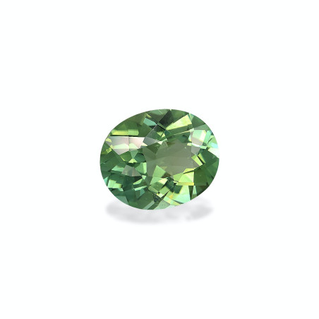 Grüner Turmalin lengte OVAL Pistaziengrün 10.86 karaten