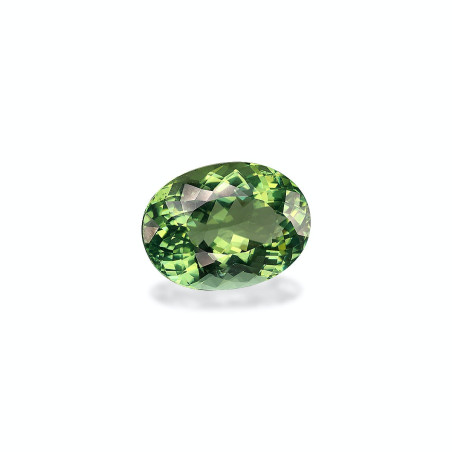 Gr&uuml;ner Turmalin lengte OVAL Pistaziengr&uuml;n 13.38 karaten