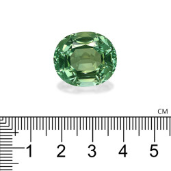 Ovale lichtgroene toermalijn van 34,22 karaat