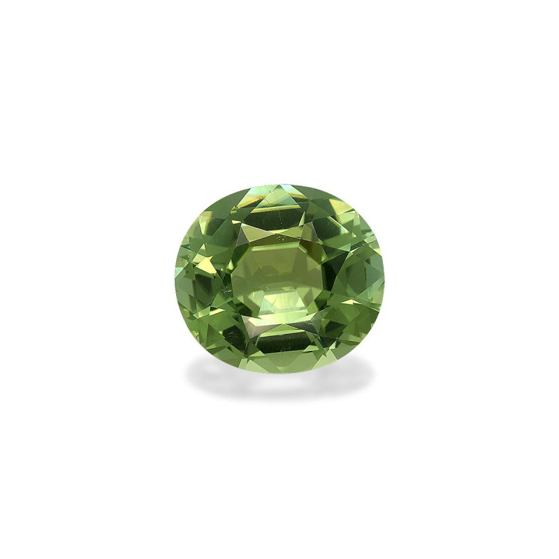 Tourmaline Verte taille OVALE Vert Pistache 23.53 carats