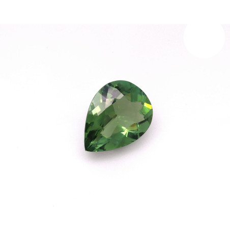 Turmalina Verde taille Poire Cotton Green 6.57 carats