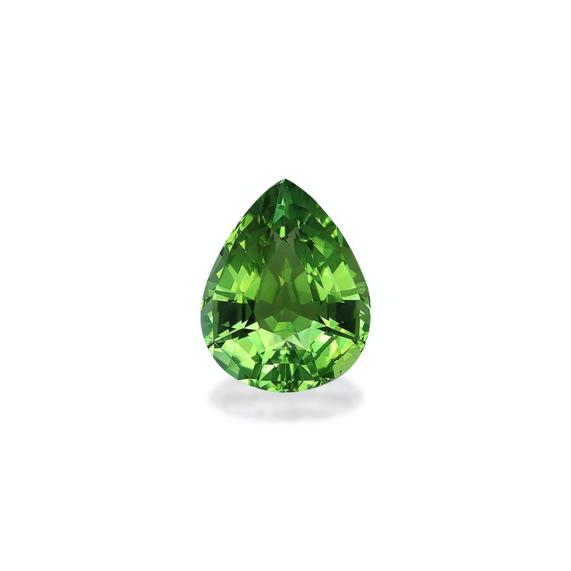 Pear-cut Green Tourmaline Pistachio Green 12.59 carats