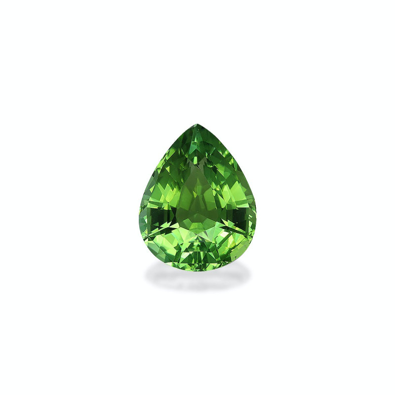 Tourmaline Verte taille Poire Vert Pistache 12.59 carats