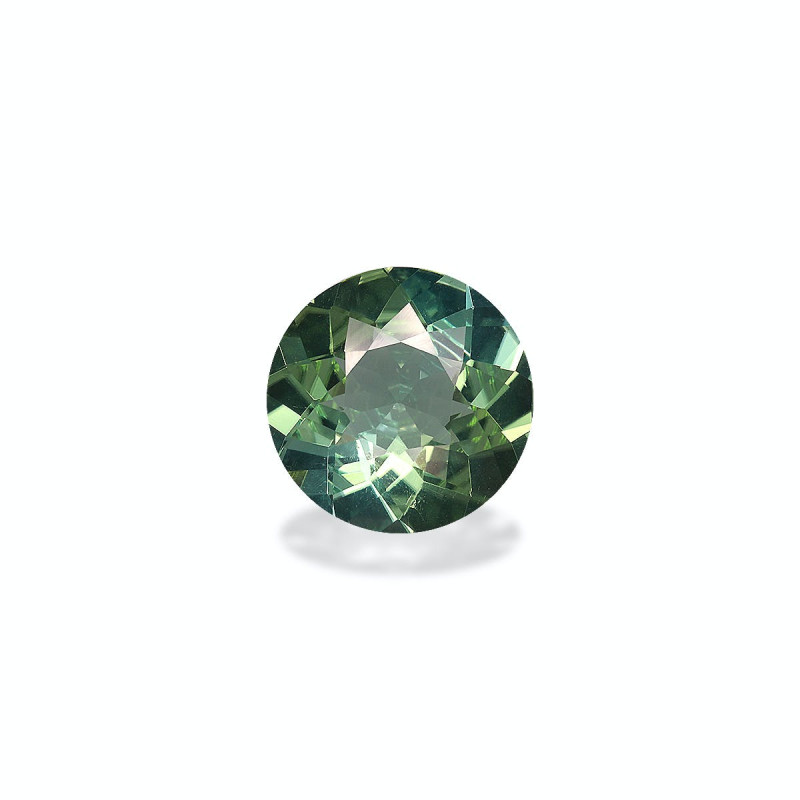 ROUND-cut Green Tourmaline Green 6.54 carats