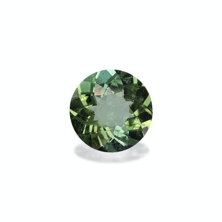 Turmalina Verde taille ROND Cotton Green 7.64 carats