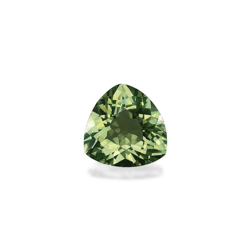 Trilliant-cut Green Tourmaline Olive Green 6.61 carats