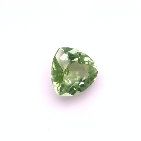 Turmalina Verde taille Trilliant Vert Olive 6.61 carats