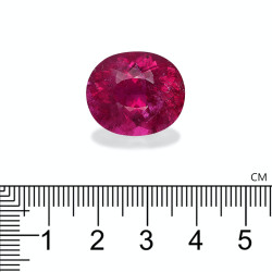 Ovale geslepen Rubelliet Roze 21.91 karaat