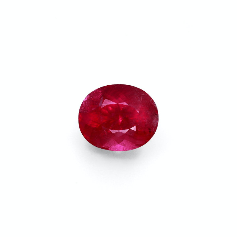 红碧榴石 taille 椭圆形 紫红色粉红 9.87 carats