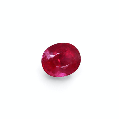 Rubellit lengte OVAL Fuscia Pink 9.87 karaten