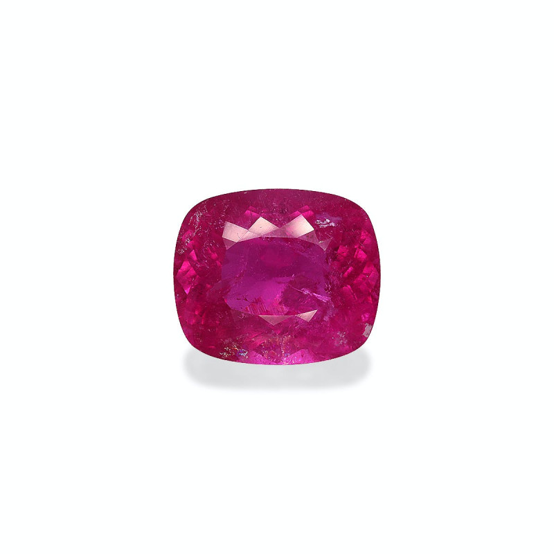 CUSHION-cut Rubellite Tourmaline Fuscia Pink 22.04 carats