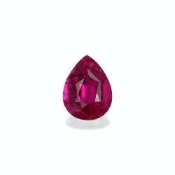 红碧榴石 taille 梨子 红玫瑰 3.14 carats