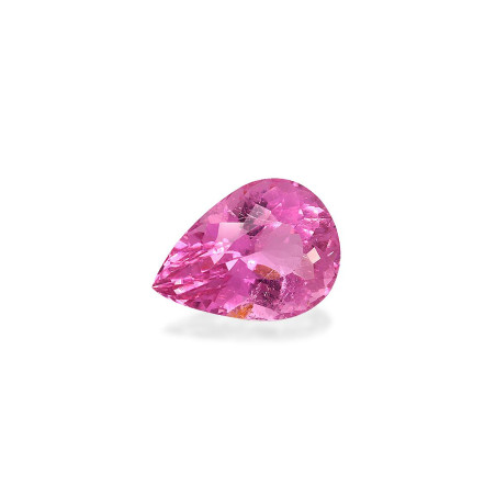 Rubellit lengte Birne Kaugummirosa 4.26 karaten