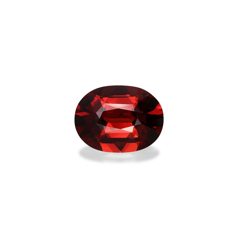 Ovale geslepen Spessartiet Crimson Rood 6.24 karaat