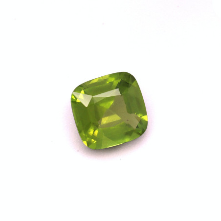 Peridot lengte KISSEN Limettengrün 5.14 karaten