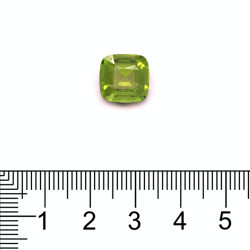 Kussen geslepen Peridot Lime Green 5.14 karaat