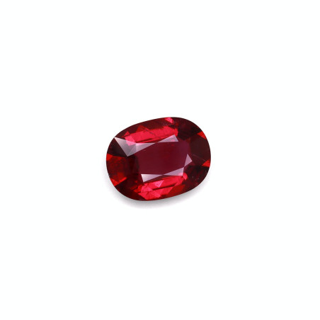 Rubellit lengte OVAL Rot 14.22 karaten
