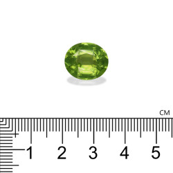 Ovale geslepen Peridot Pistache Groen 7.18 karaat