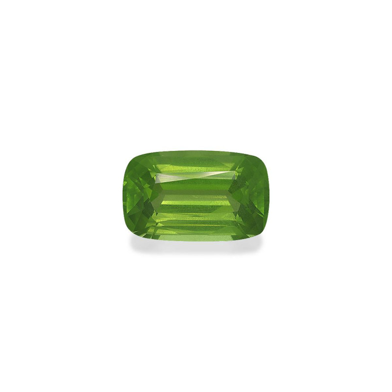 CUSHION-cut Peridot Lime Green 14.47 carats