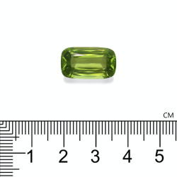 Kussen geslepen Peridot Lime Green 9.94 karaat