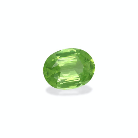Peridot lengte OVAL Limettengrün 4.12 karaten