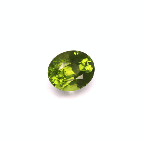 Peridot lengte OVAL Pistaziengrün 4.43 karaten