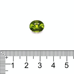 Ovaal geslepen Peridot Pistache Groen 4.43 karaat