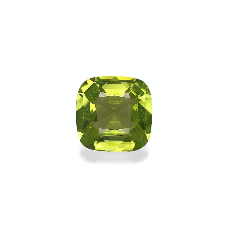CUSHION-cut Peridot Green 4.75 carats