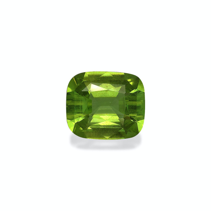 CUSHION-cut Peridot Green 5.40 carats